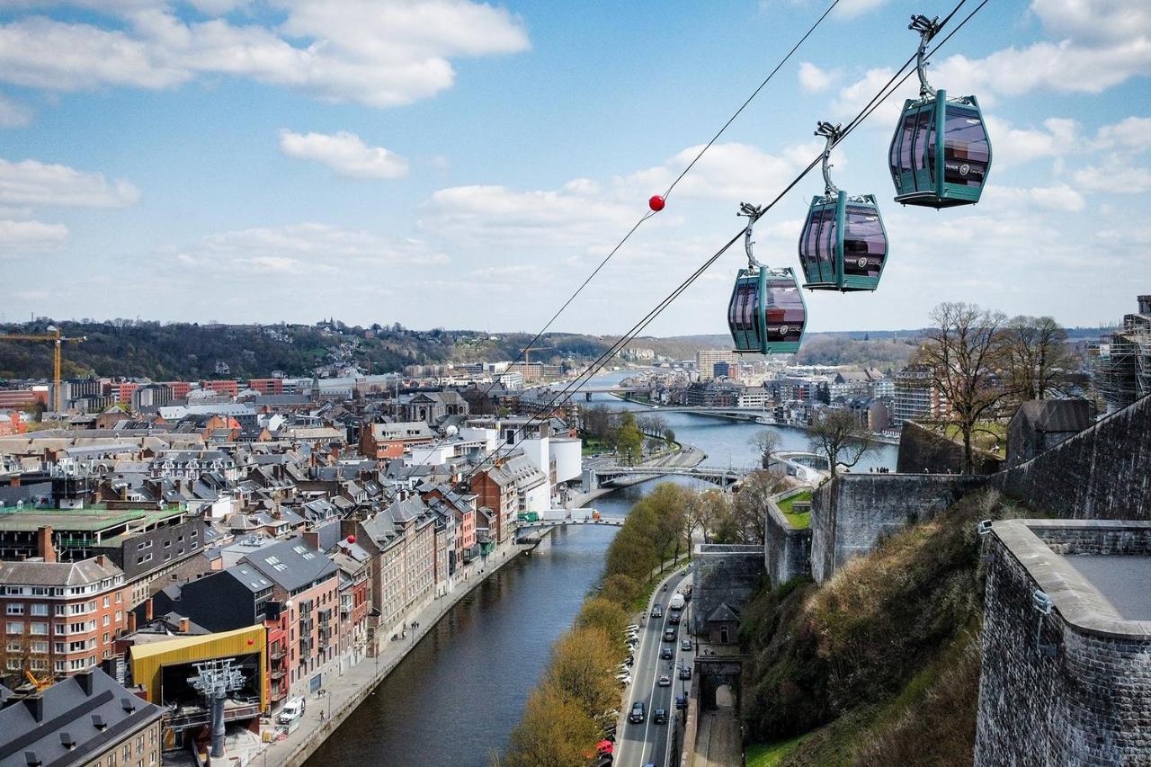 Les Cerisiers - Appart De Standing A Namur Centre Luaran gambar